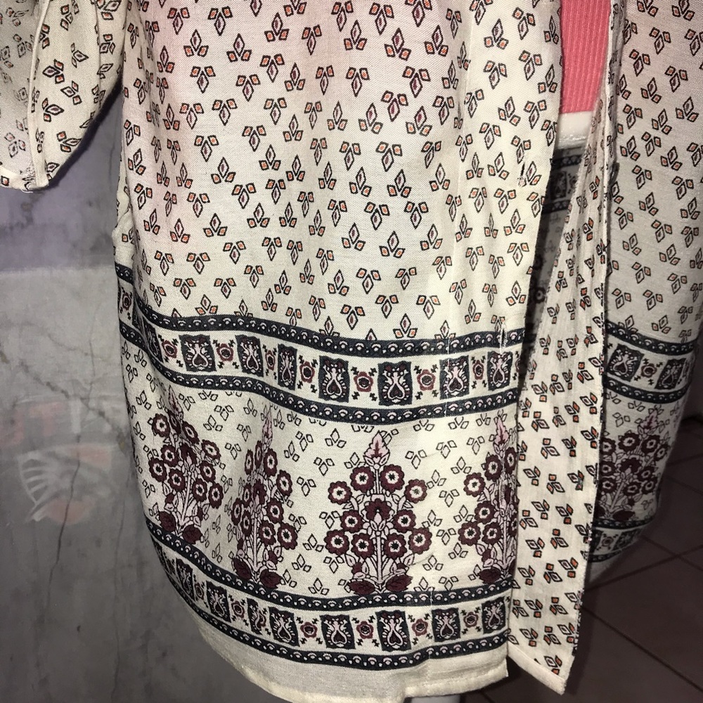 Anthropologie Chelsea & Violet kimono button up cardigan, size M - Picture 3 of 7